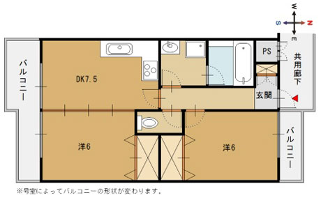 Maison・de AK 106 画像1