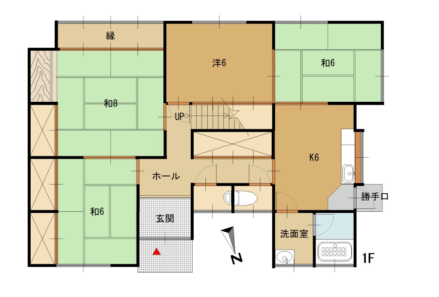 金屋町中古住宅（借地） 画像1