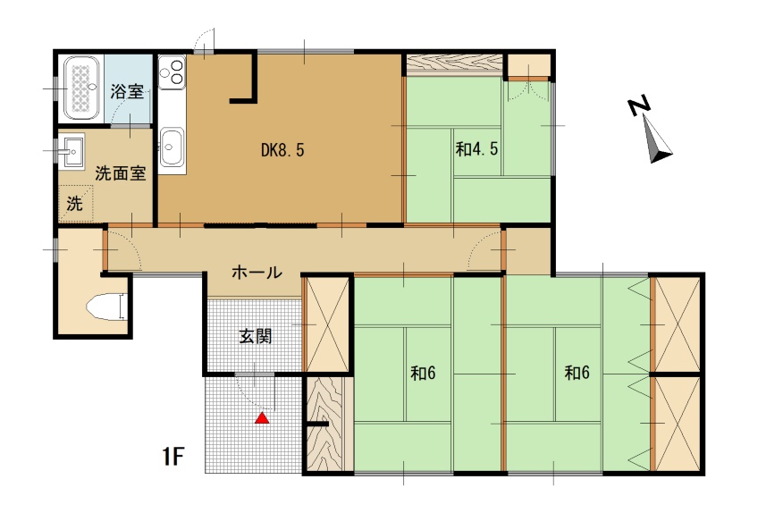 綾部市栗町ガラ中古住宅（平屋建て） 画像1